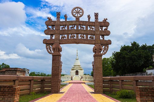 Vishwa Shanti Stupa, Sarnath, Uttar Pradesh, India