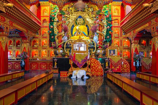 Kagyu Tibetan Monastery, Sarnath, Varanasi, Uttar Pradesh, India