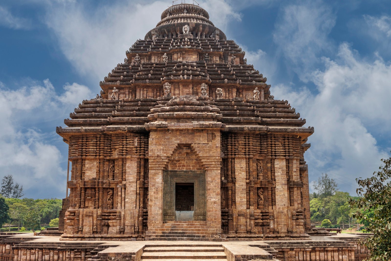 Exterior of the Sun temple in Konark, Odisha, India, Asia